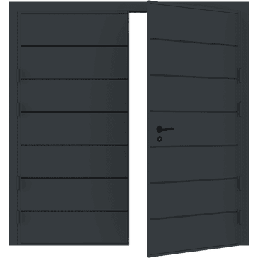 Side Hinged Garage Door alternative