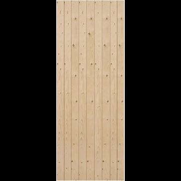 Mendes Unfinished Redwood Ledged &amp; Braced Shed Door alternative