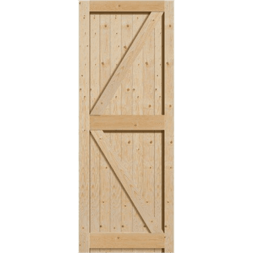 Mendes Redwood Framed Ledged &amp; Braced External Boarded Door