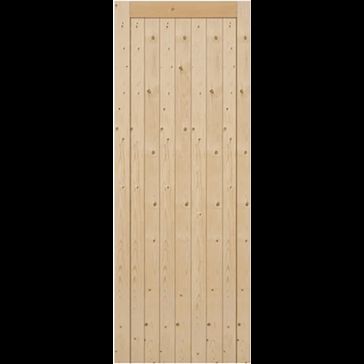 Mendes Redwood Framed Ledged &amp; Braced External Boarded Door alternative