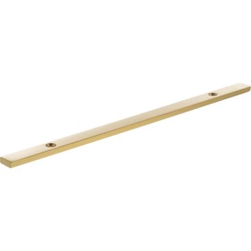 Millhouse Brass Long Narrow Cabinet Handle Backplate