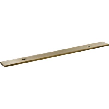 Millhouse Brass Long Wide Cabinet Handle Backplate