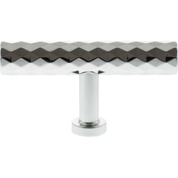 Millhouse Brass Chrysler Diamond T-Bar Cabinet Knob Handle