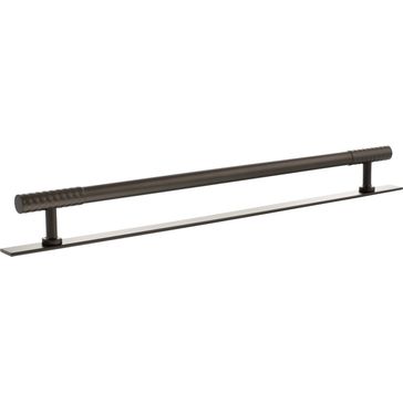 Millhouse Brass Chrysler Diamond T-Bar Cabinet Pull Handle on Backplate alternative