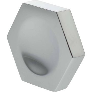 Millhouse Brass Pennington Hexagonal Finger Pull Cabinet Knob Handle