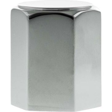 Millhouse Brass Pennington Hexagonal Cylinder Cabinet Knob Handle