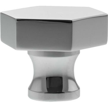 Millhouse Brass Pennington Hexagonal Cabinet Knob Handle