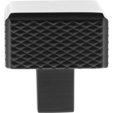 Millhouse Brass Eiffel Knurled Square Cabinet Knob Handle alternative