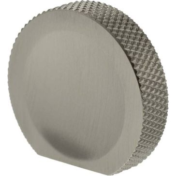Millhouse Brass Eiffel Knurled Finger Pull Cabinet Knob Handle