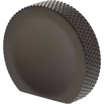 Millhouse Brass Eiffel Knurled Finger Pull Cabinet Knob Handle