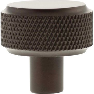 Millhouse Brass Eiffel Knurled Round Cabinet Knob Handle