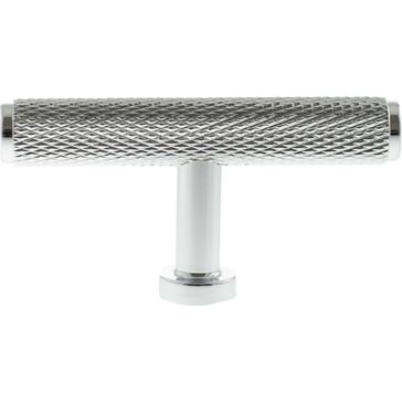 Millhouse Brass Eiffel Knurled T-Bar Cabinet Knob Handle