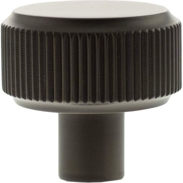 Millhouse Brass Battersea Linear Round Cabinet Knob Handle