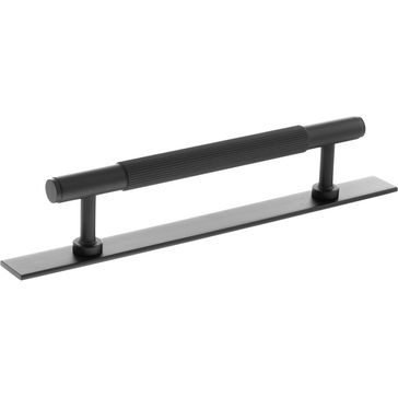 Millhouse Brass Battersea Linear T-Bar Cabinet Pull Handle on Backplate