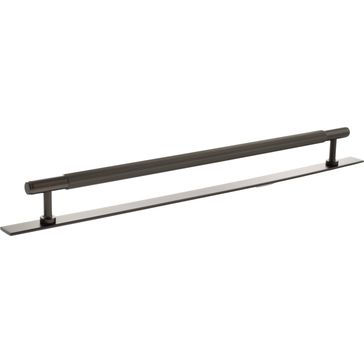 Millhouse Brass Battersea Linear T-Bar Cabinet Pull Handle on Backplate alternative