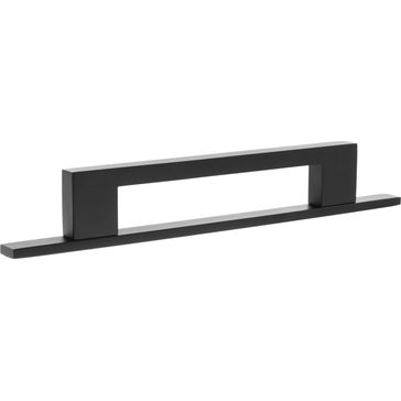 Millhouse Brass Empire Slim Cabinet Pull Handle on Backplate