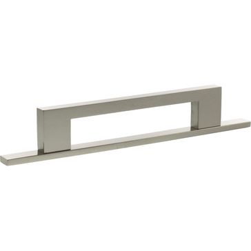 Millhouse Brass Empire Slim Cabinet Pull Handle on Backplate