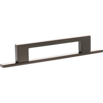Millhouse Brass Empire Slim Cabinet Pull Handle on Backplate