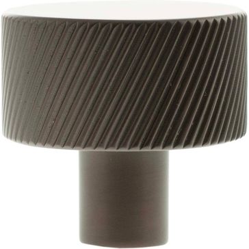 Millhouse Brass Paddington Spiral Round Cabinet Knob Handle