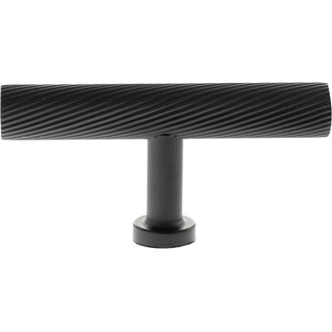 Millhouse Brass Paddington Spiral T-Bar Cabinet Knob Handle alternative