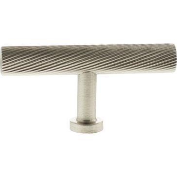 Millhouse Brass Paddington Spiral T-Bar Cabinet Knob Handle