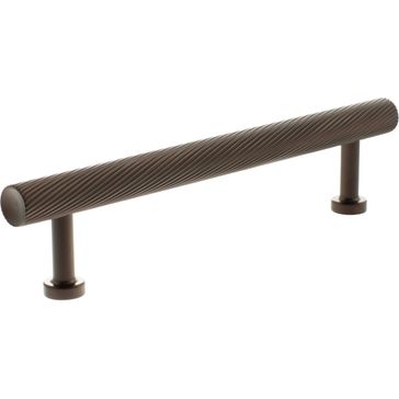 Millhouse Brass Paddington Spiral T-Bar Cabinet Pull Handle