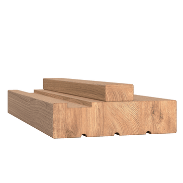 LPD Unfinished Oak Door Lining with Loose Stop - FD30