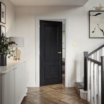 JB Kind Burghley Black Laminate Internal Door alternative