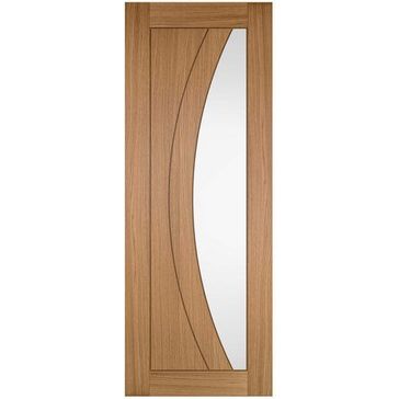 JB Sicily Finished Oak Clear Glazed Internal Door