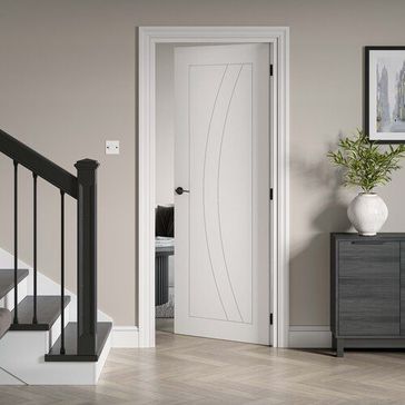 JB Sicily White Primed Internal Fire Door alternative