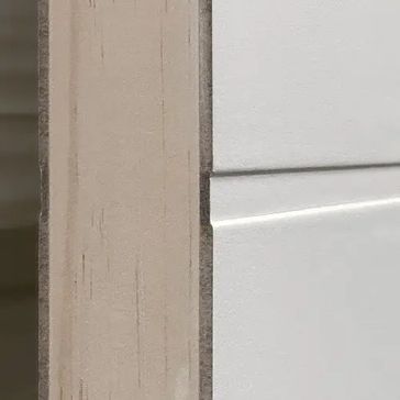 JB Kind 4 Line Grooved Moulded White Primed Internal Door alternative