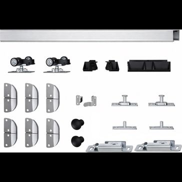 Runners Sliding Systems SlideFold - 4 Door Bifolding Door Track Kit alternative