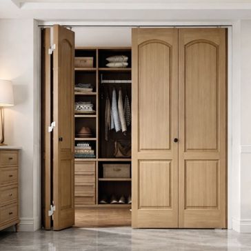 Runners Sliding Systems SlideFold - 4 Door Bifolding Door Track Kit