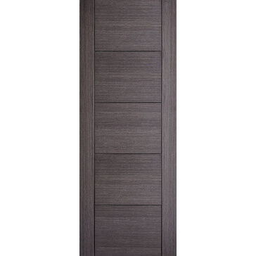 LPD Vancouver Pre-Finished Ash Grey 5 Panel FD30 Solid Internal Fire Door