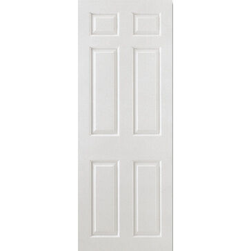 LPD White Primed Moulded Smooth 6 Panel Square Top FD30 Internal Fire Door