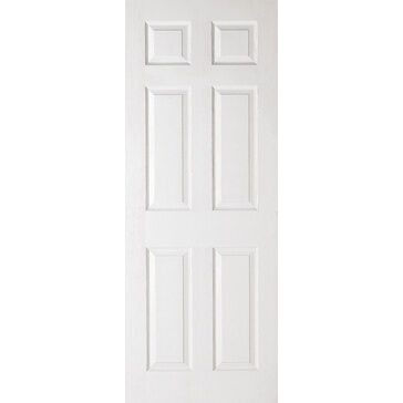 LPD Textured 6 Panel White Primed FD30 Internal Fire Door