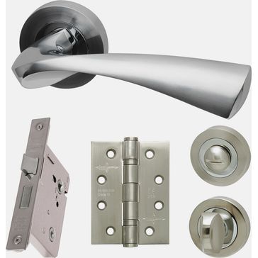 LPD Pluto Chrome Door Handle Pack alternative