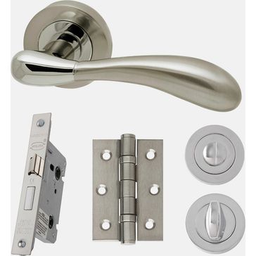 LPD Venus Chrome &amp; Nickel Door Handle Pack alternative