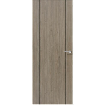 LPD 1 Panel Inlay Monaco Light Grey Laminate Internal Door
