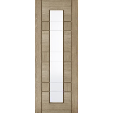 LPD Edmonton 1 Light Glazed Light Grey Internal Door