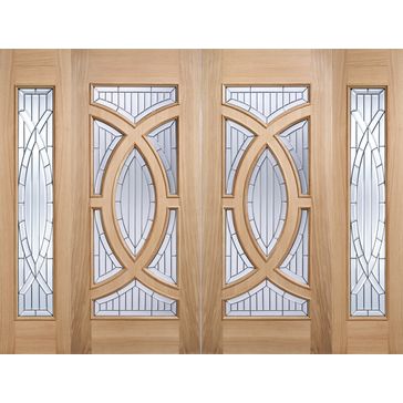 LPD Majestic Unfinished Oak Glazed Front Door alternative