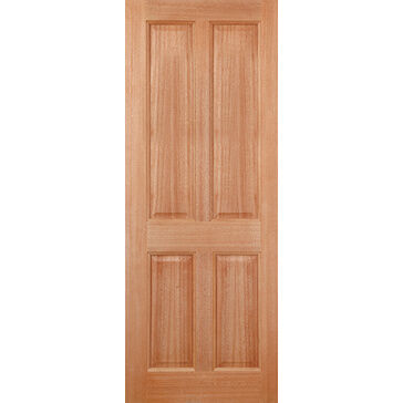 LPD Colonial 4 Panel Hardwood Front Door (M&T)