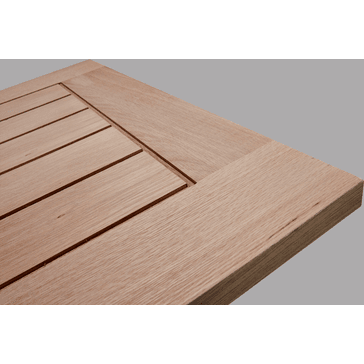 Door Giant Mexicano Oak Veneer 5 Panel Pre-Finished Internal Door alternative