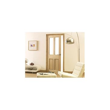 LPD Malton Unfinished Oak 2 Light Unglazed Internal Door alternative