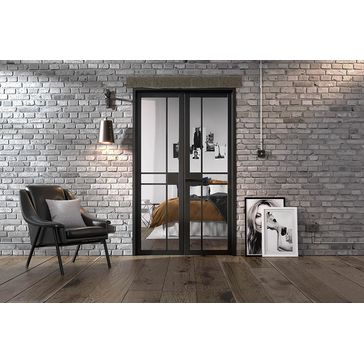 LPD Greenwich W4 Black Primed Room Divider (2031mm x 1246mm) alternative