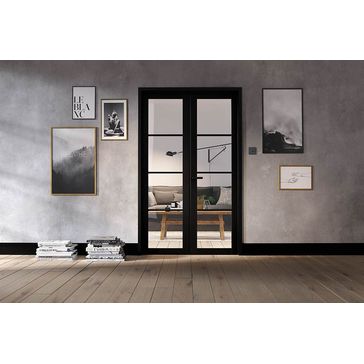 LPD Soho W4 Black Primed Room Divider (2031mm x 1246mm) alternative