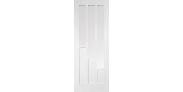LPD Coventry 3 Light White Primed Glazed Internal Door