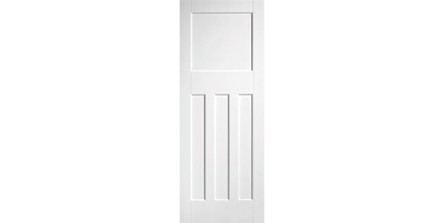 LPD DX 1930s Style 4 Panel Solid White Primed Internal Door