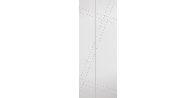 LPD Hastings Modern Groove White Primed Internal Flush Door