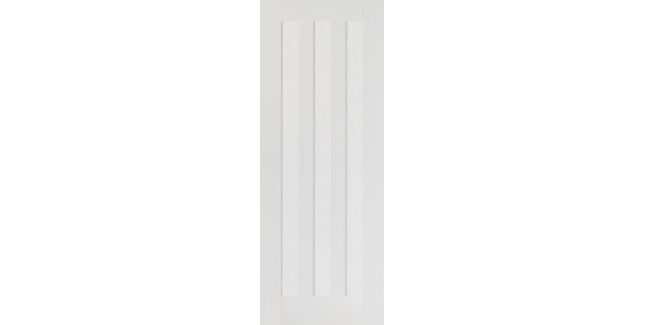 LPD Idaho Modern 3 Panel White Primed Internal Door